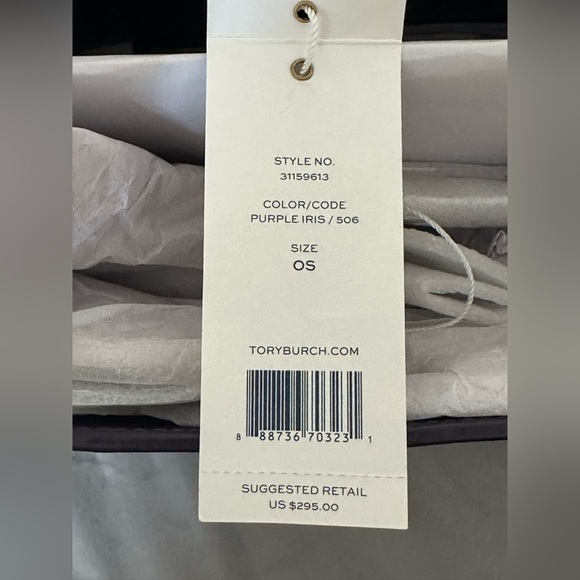 Tory Burch York Buckle Tote in Purple Iris - Picture 12 of 16